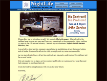 Tablet Screenshot of nightlifeoil.com